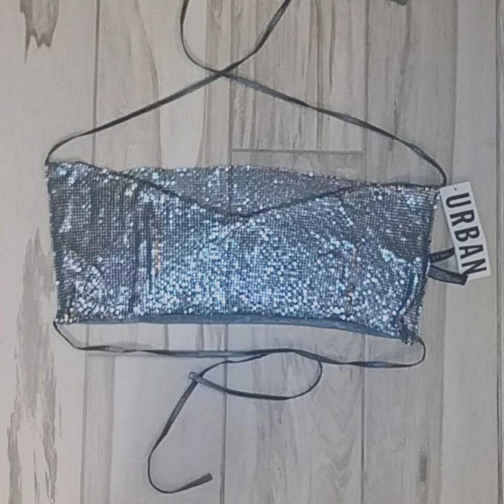 Urban Outfitters Metal Mesh Top